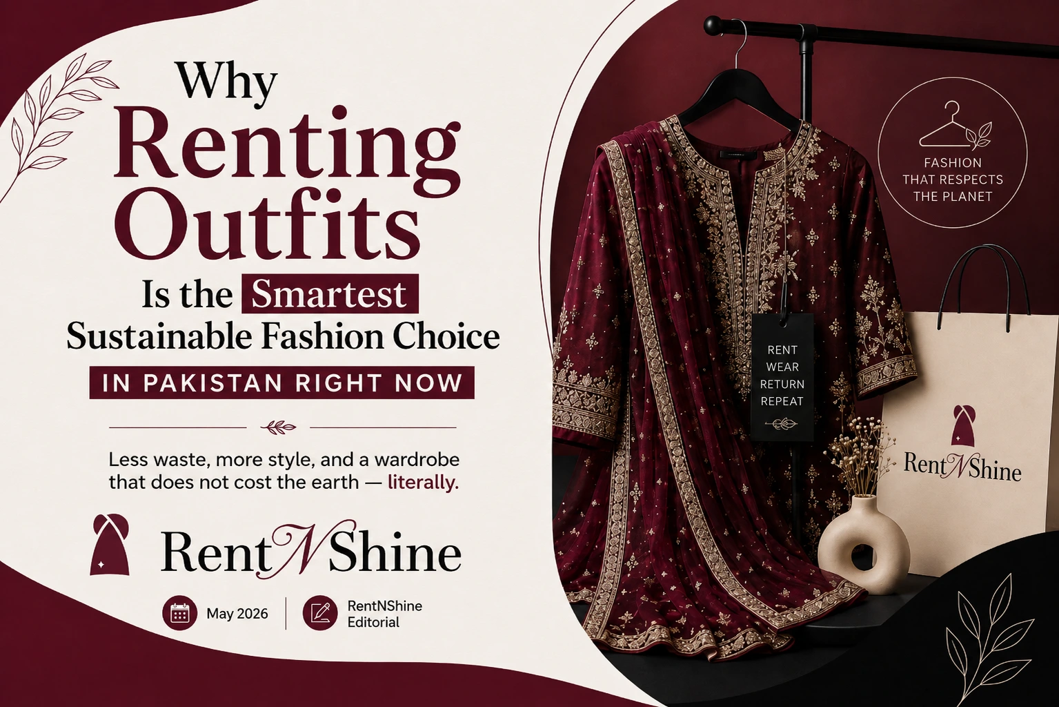 Women renting designer Pakistani outfits for weddings and events instead of buying new