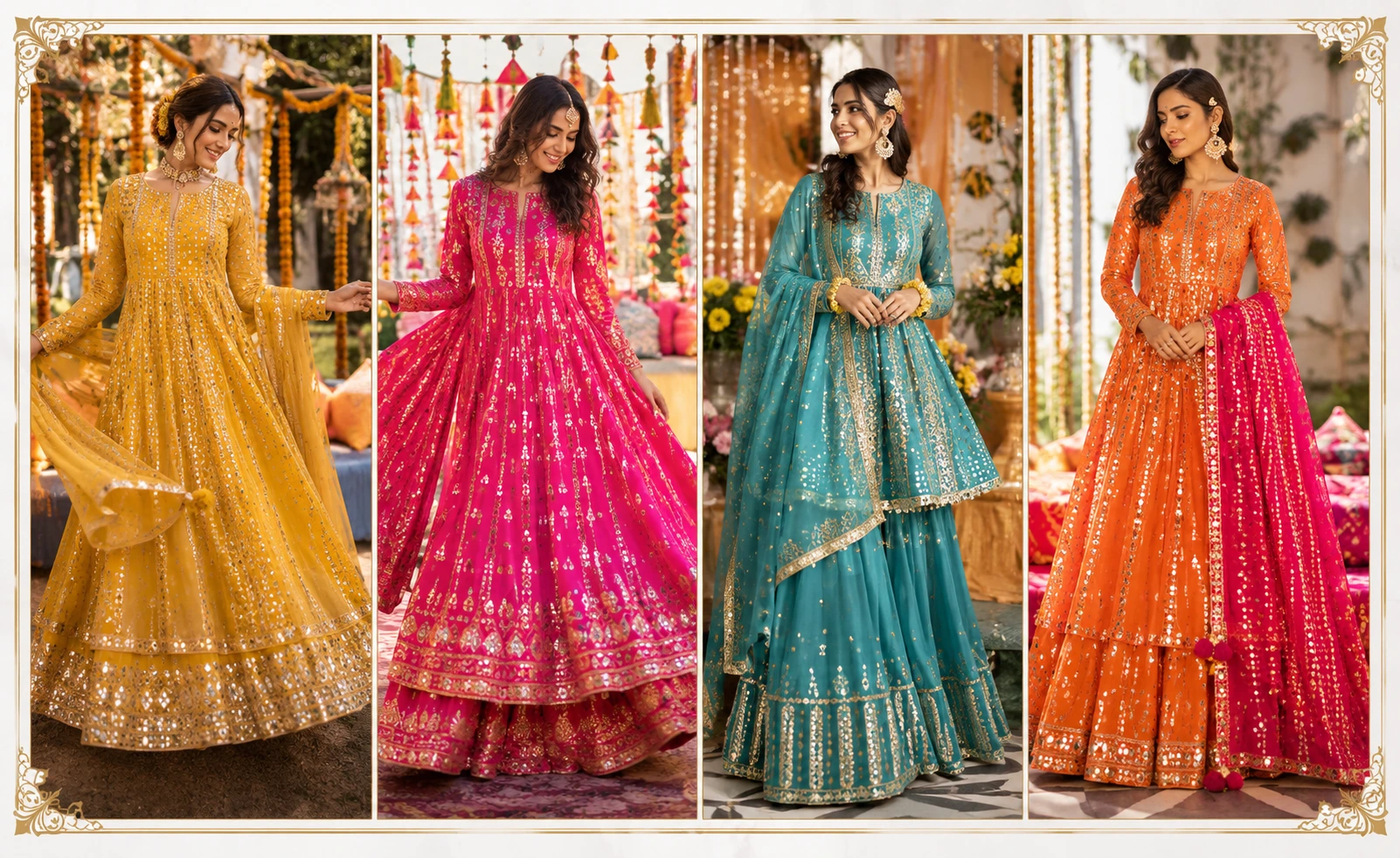 Mehndi lehenga for rent in Pakistan 2026
