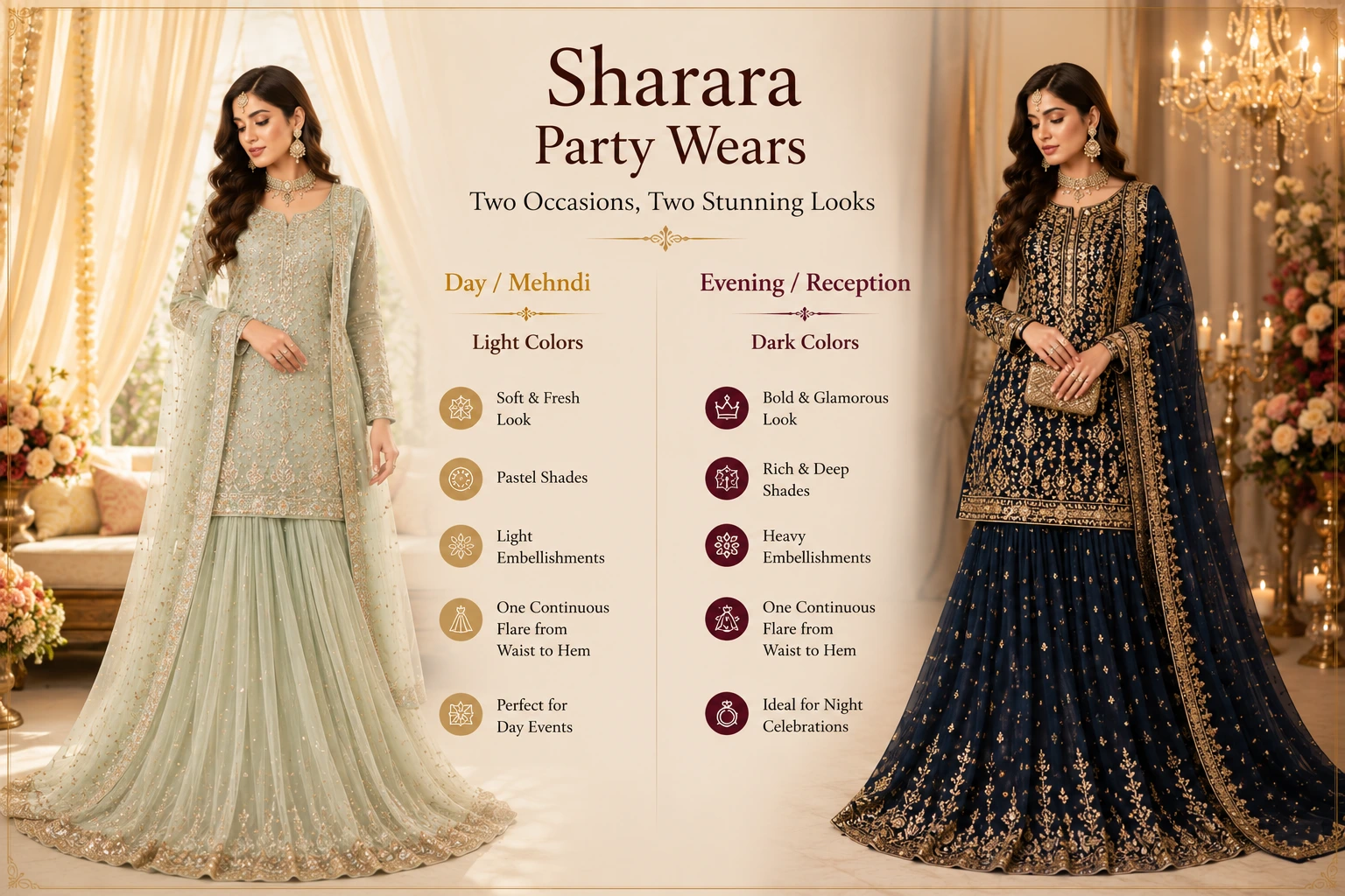 What is a sharara, bridal sharara silhouette explained