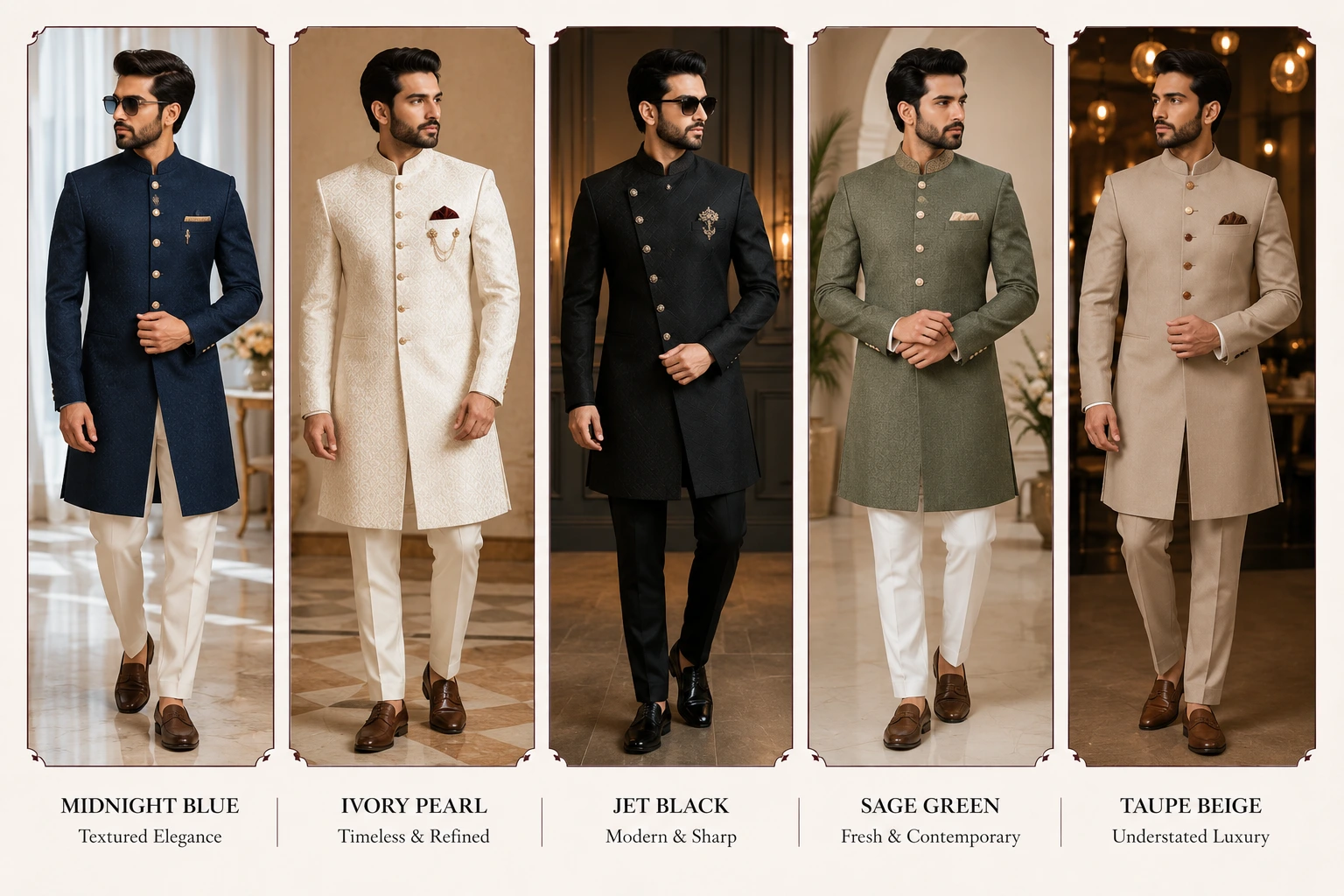 Sherwani vs prince coat which suits more body types